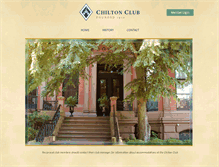Tablet Screenshot of chiltonclub.org